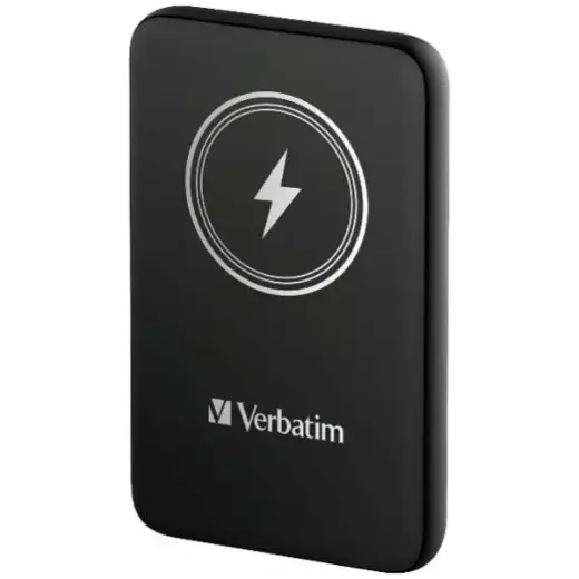 Verbatim Charge'n'Go внешний аккумулятор (powerbank) | 5000 mAh | 20W | USB-C, MagSafe | черный