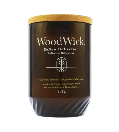 WoodWick ReNew Ginger & Turmeric candle large 368 g