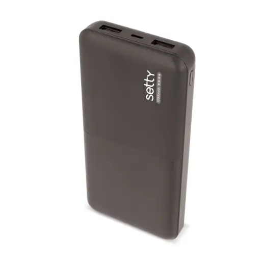 Setty Universal Charger väline akupank (powerbank) | 10 000 mAh | 10.5W | USB-A, Micro USB | must