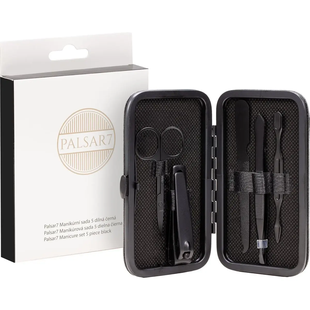 Palsar 7, Strumento per La Cura Delle Unghie, - Travel Manicure Set 5 Pcs
