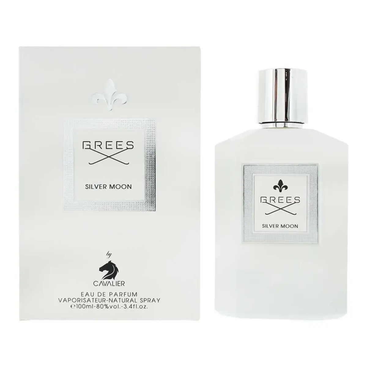 Cavalier, Grees Silver Moon, Eau De Parfum, For Men, 100 ml