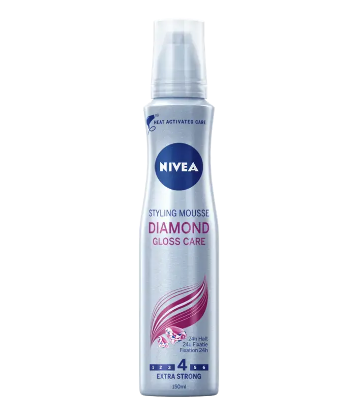 NIVEA Diamond Gloss Fixing Mousse 150 Ml