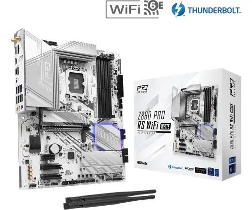 Motherboard Z890 PRO RS WIFI WHITE ATX