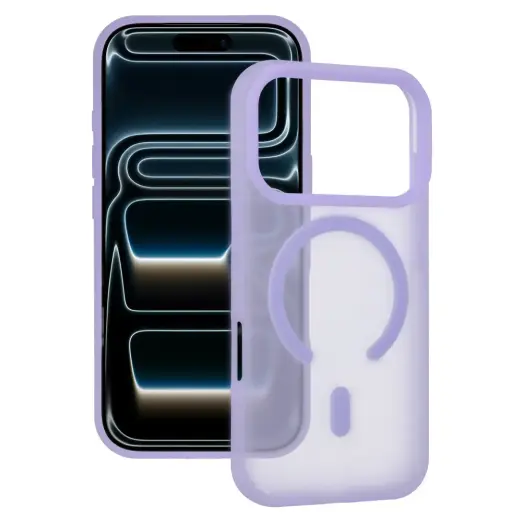 Tel Protect Mist Matte phone case with MagSafe support for Samsung Galaxy S26 Ultra (S948) purple