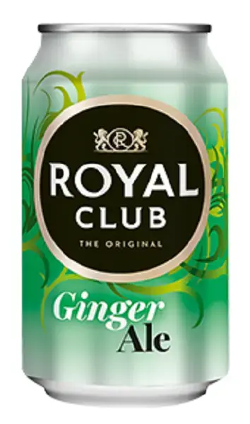 Bezalkoholisks dzēriens ROYAL CLUB Ginger Ale, bundžā, 0.33l (DEP)