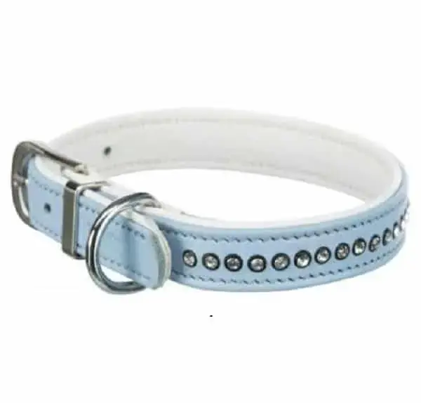 Kakla siksna - Trixie Active Comfort collar with rhine stones, S–M: 27–33 cm|15 mm