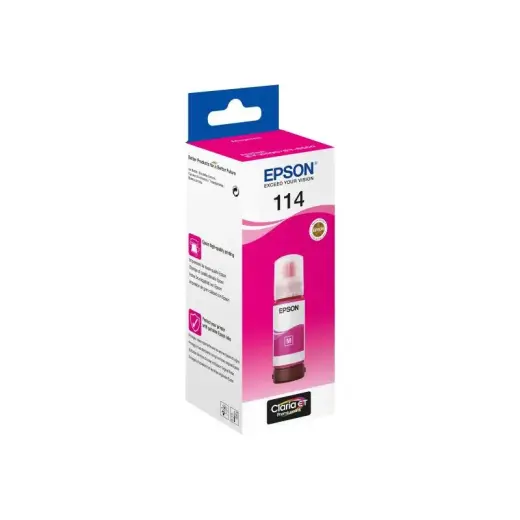 Epson Ink 114 EcoTank Magenta (C13T07B340)