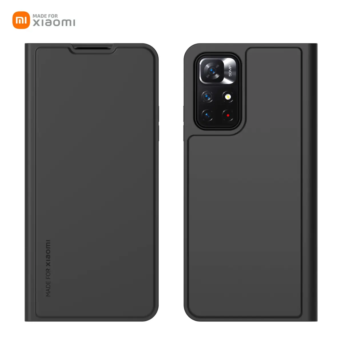 Made for Xiaomi Book Case for Xiaomi Redmi Note 11s 5G Black