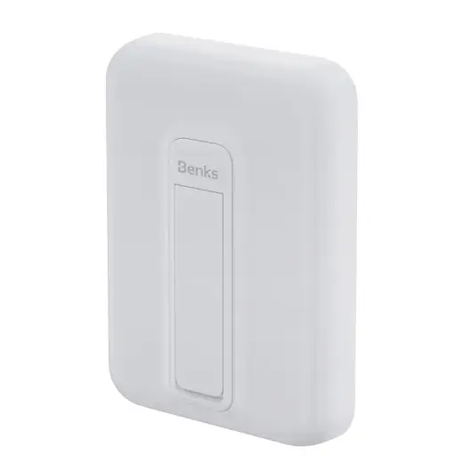 Benks Power bank 6000mAh MP09 - Type C - magnetic with induction charging white
