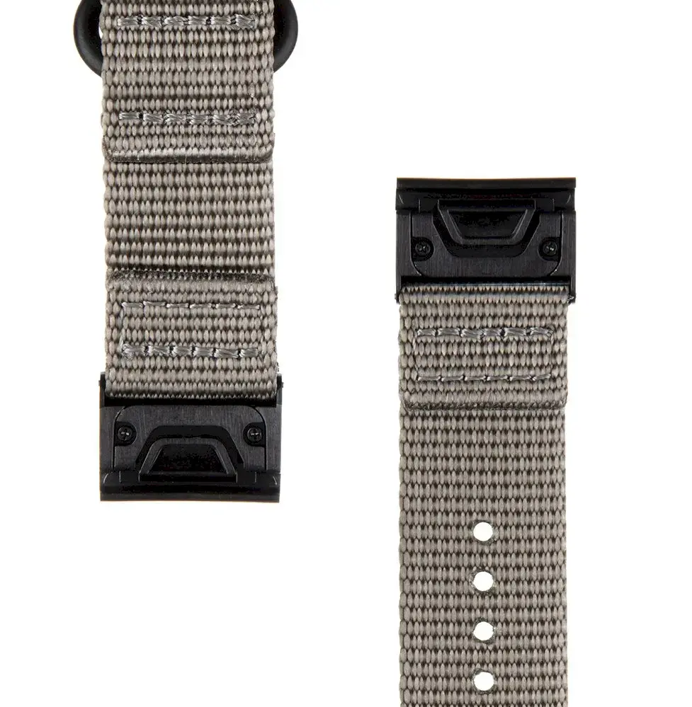 Tactical 673 Nylon Band for Garmin Fenix 5|6 QuickFit 22mm Grey