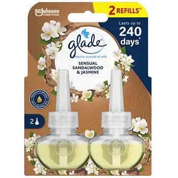 Glade Sandalwood & Jasmine Duo - Sada náplní do elektrického osvěžovače vzduchu 20ml