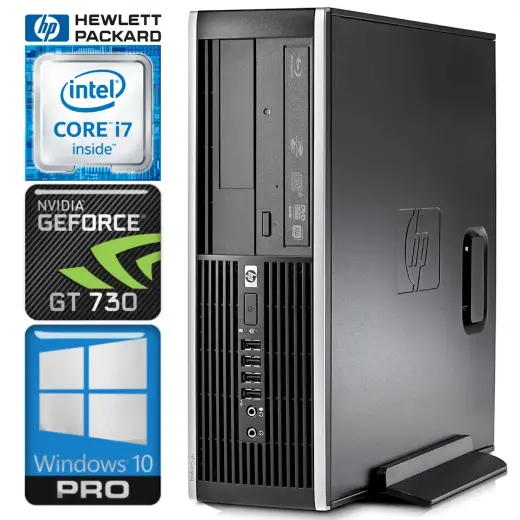 HP 8200 Elite SFF i7-2600 4GB 500GB GT730 4GB DVD WIN10PRO|W7P [refurbished]