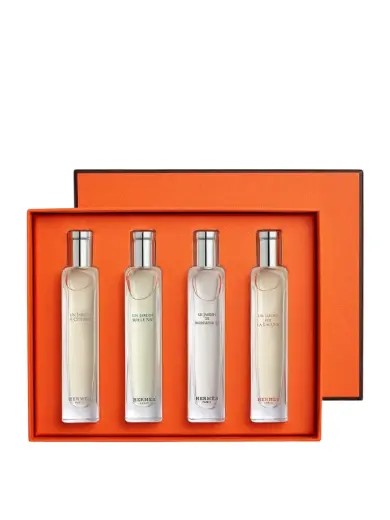Set Hermes: Un Jardin A Cythere, Eau De Toilette, Unisex, 15 ml + Un Jardin Sur Le Nil, Eau De Toilette, Unisex, 15 ml + Le Jardin de Monsieur Li, Eau De Toilette, For Women, 15 ml + Un Jardin Sur La Lagune, Eau De Toilette, Unisex, 15 ml