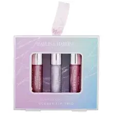 Jojoba, Vanilla & Almond Oil Signature Collection Glossy Lip Trio - Dárková sada