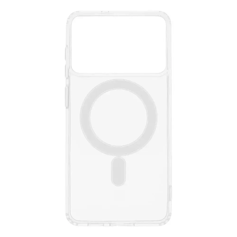 Case for Samsung S26 EDGE Clear Mag Cover (MID) compatible with MagSafe transparent