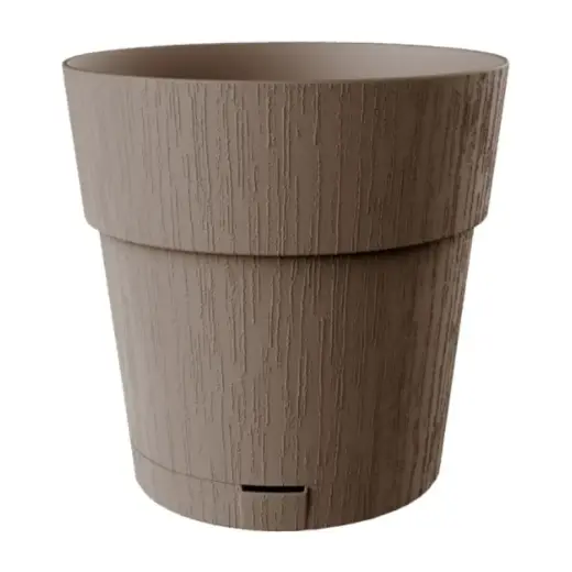 Lillepott alusega Ethica Ø40x39cm pruun