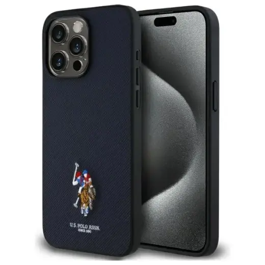 US Polo USHCP15XPEMV iPhone 15 Pro Max    6,7" granatowy|navy Embroidered DH Color