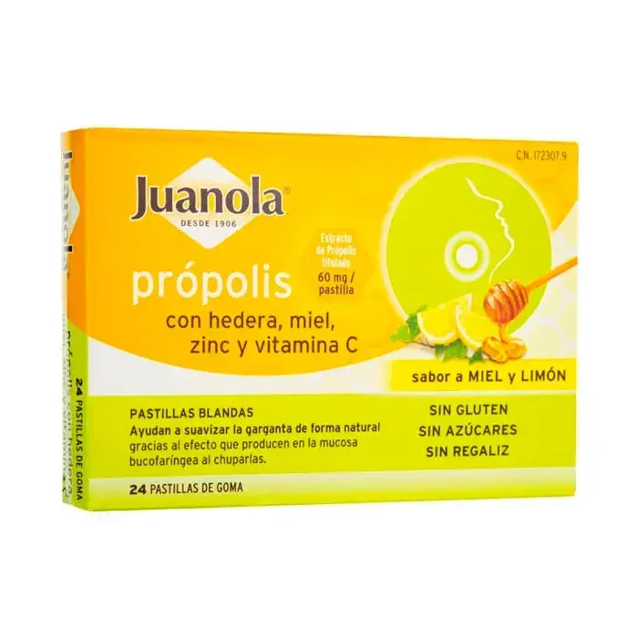 JUANOLA Propolis Hedera, Honey, Zinc and