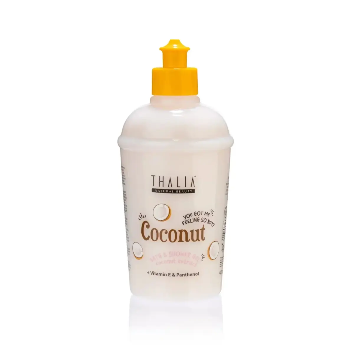 Thalia Natural Beauty, Coconut, Cleansing & Hydrating, Liquid Soap, For Body & Hands, 400 ml