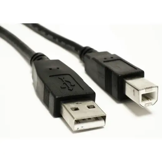 Akyga AK-USB-18 USB kabelis USB-A (M) uz USB-B (M) 2.0 5.0m melns