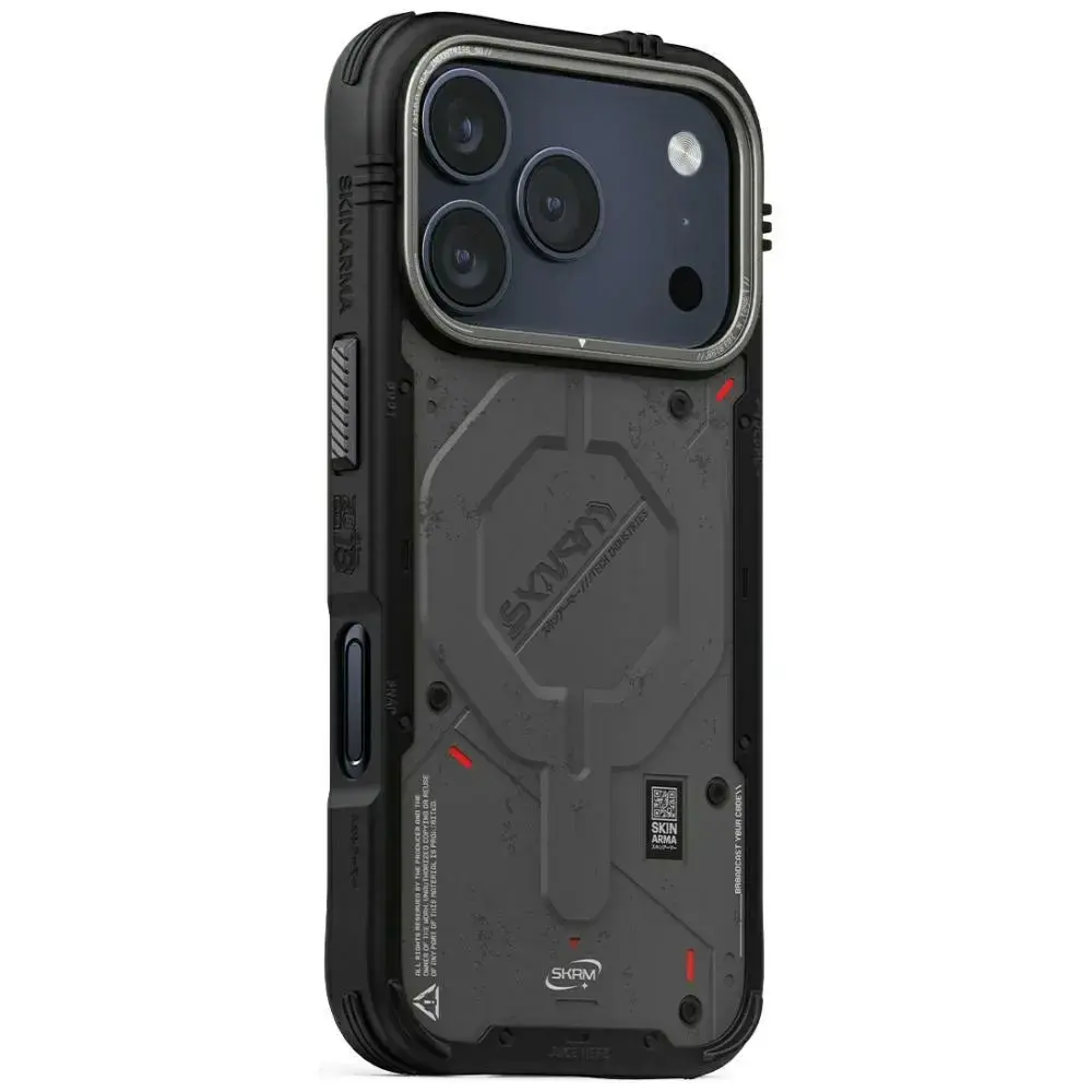 Skinarma Vigor maciņš ar MagSafe atbalstu telefonam iPhone 17 Pro pelēks