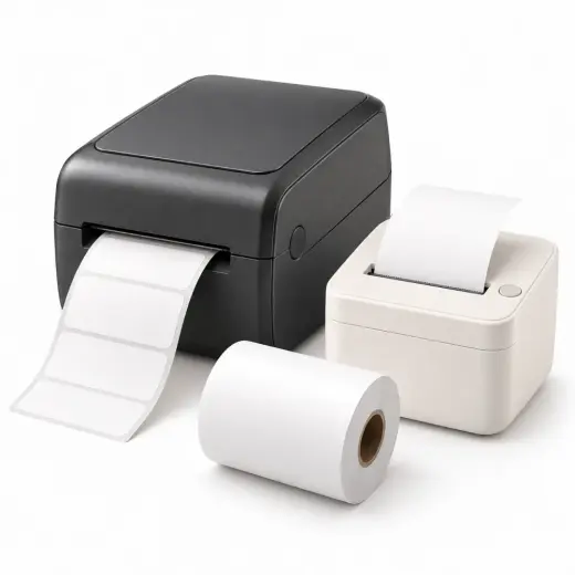 Thermal and stickers printers