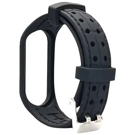 Beline nutikella rihm Xiaomi Mi Band 7 jaoks | silikoonist | must