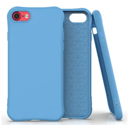 Fusion Solaster Back Case Silikona Aizsargapvalks Priekš Apple iPhone 7 | 8 | SE 2020 | 2022 Zils