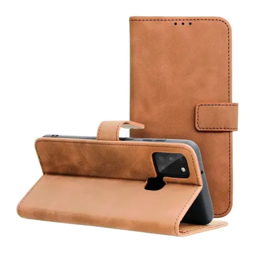 TENDER book type phone case for Samsung Galaxy A21s (A217) brown
