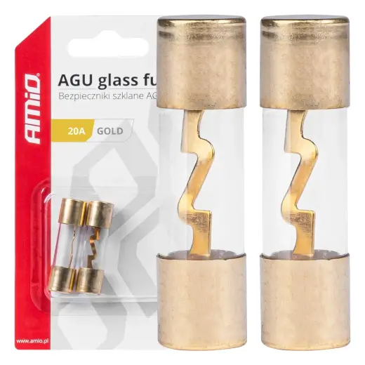 Car AGU glass fuses 20A AMIO-03483