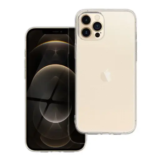CLEAR 2 mm maciņš telefonam iPhone 12 Pro Max caurspīdīgs