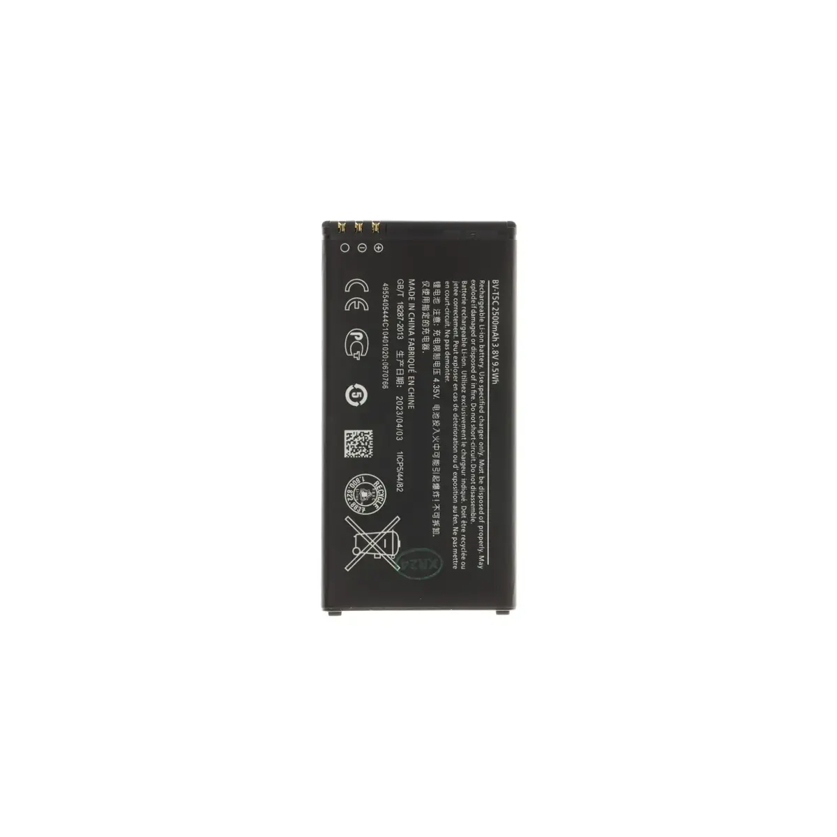 For_Nokia BV-T5C Battery for Nokia, 2500mAh