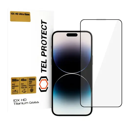Tempered glass Tel Protect 10X HD Titanium for Iphone 14 Pro (envelope)