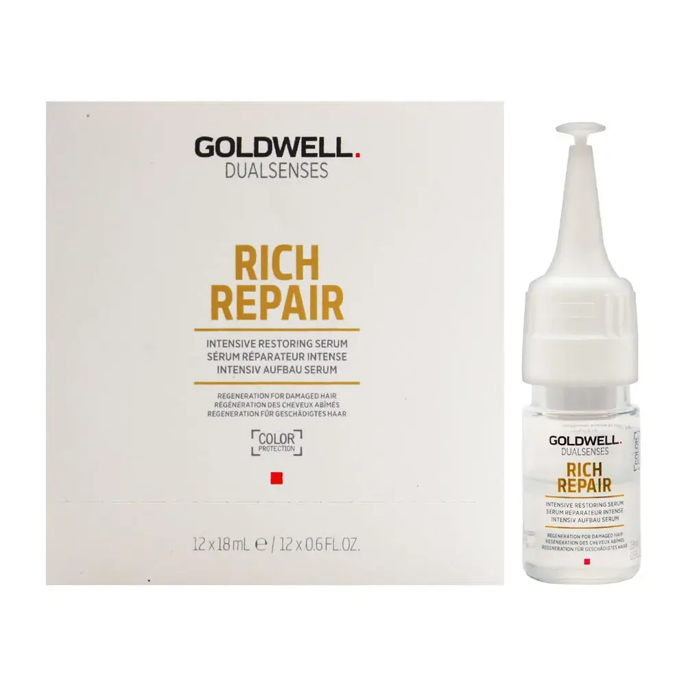 Dual Senses Rich Repair Intensive Restoring Serum (Regeneration for Damaged Hair) - 12x18ml-0.6oz