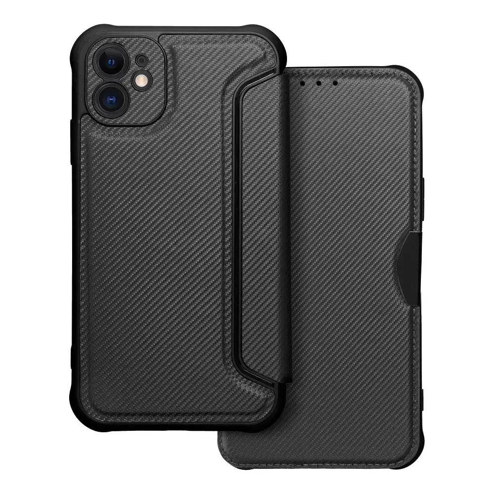 Razor grāmatveida maciņš telefonam iPhone 11 melns