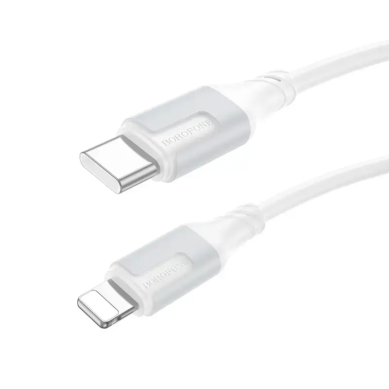 Borofone Cable BX101 Creator - Type C to Lightning - PD 27W 3A 1 metre white