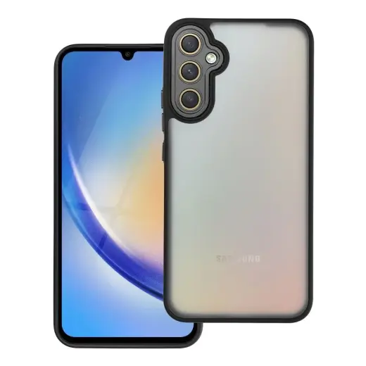 VARIETE telefono dėklas Samsung Galaxy A34 (A346) juodas