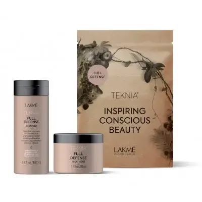 Lakme Teknia Full Defense Pack - Regenerating Mask Hair Set 50 Ml + Shampoo 100 Ml