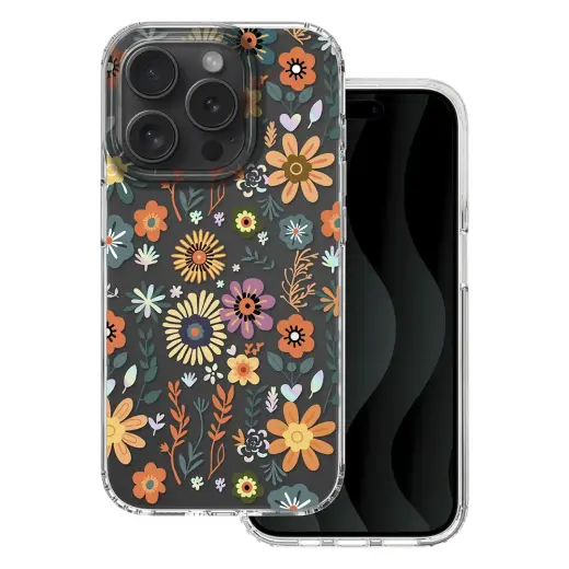 IMD Print phone case for iPhone 15 Pro multicolor (field)