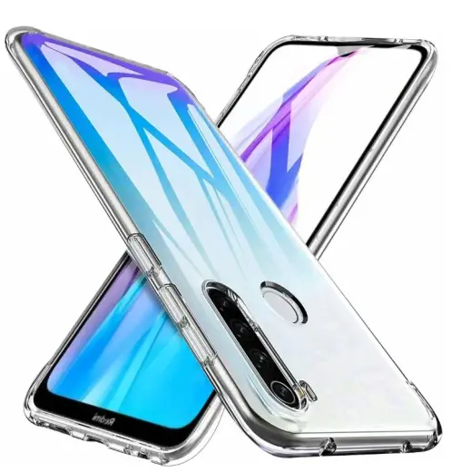 Fusion Ultra Back Case 0.3 mm Izturīgs Silikona Aizsargapvalks Priekš Xiaomi Redmi Note 8T Caurspīdīgs