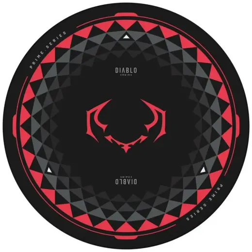 Anti-slip mat for Diablo Chairs black and red