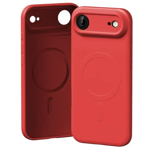 Mercury Semi-Silicone maciņš ar MagSafe atbalstu telefonam iPhone 17 Air sarkans