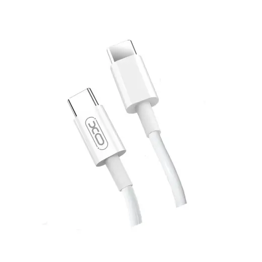 XO NB124 провод для передачи данных и зарядки | USB-C на USB-C | 1m | белый