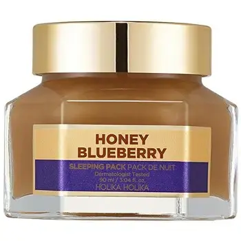 Blueberry Honey Sleeping Pack - Night face mask with honey and blueberries
