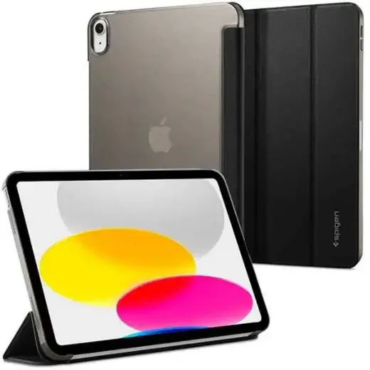 Spigen Liquid Air Folio iPad 10.9 2022 czarny|black ACS05415