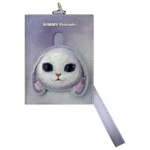 Nimmy portfel na karty fioletowy|purple   Big Eyed Pet 2.0 Rabbit