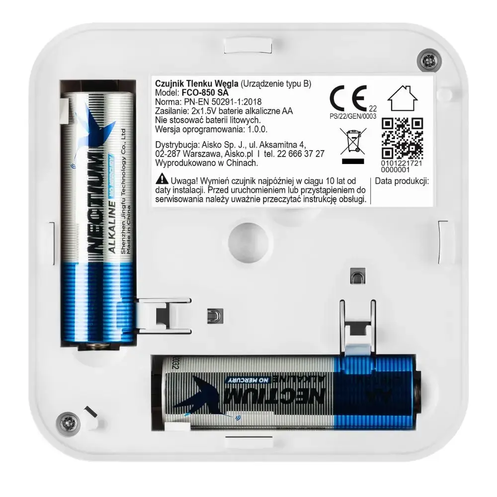 Firesco FCO-850 SA Carbon Monoxide Detector