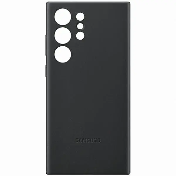 EF-VS918LBE Samsung Leather Cover for Galaxy S23 Ultra Black