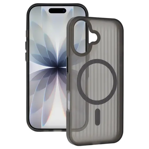 Tel Protect Twist phone case with MagSafe support for iPhone 17 gray