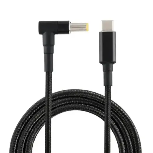 Кабель для зарядки ноутбука Fusion USB-C для Acer 5.5x1.7 мм | 18,5 В-20 В | 100 Вт | 1,8m